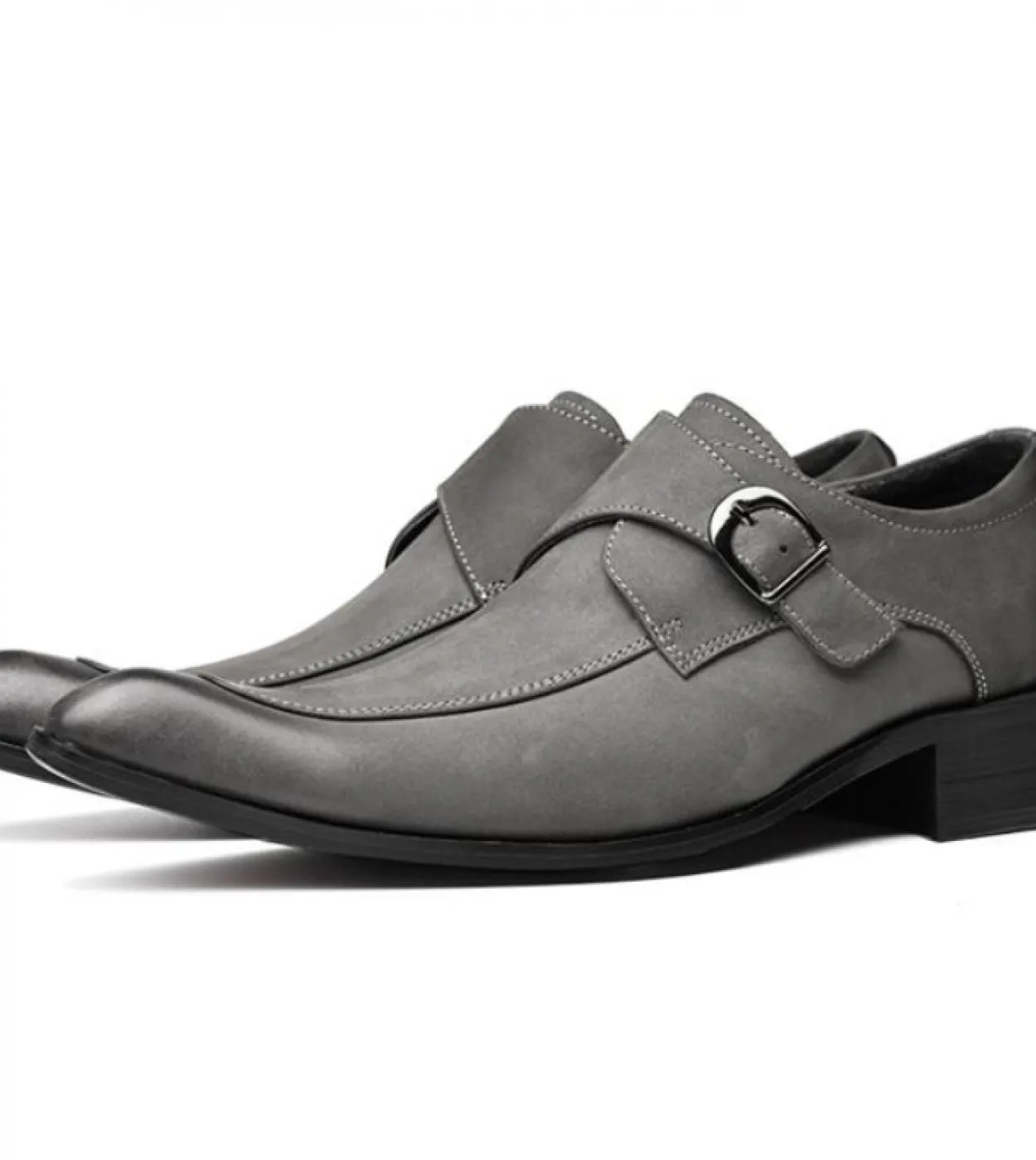 Scarpe di lusso in pelle scamosciata Uomo Mocassini sociali in pelle di vacchetta Uomo di lusso in pelle scamosciata